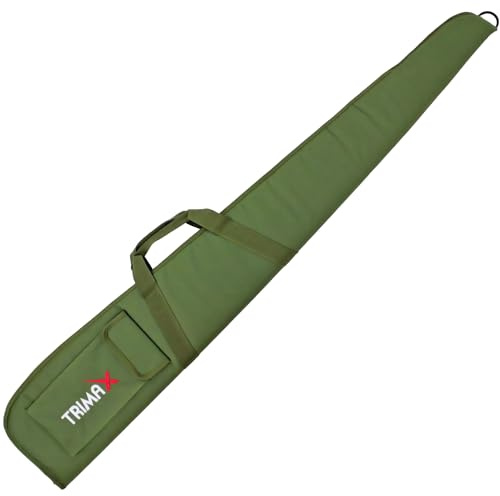 Trimax Funda JC118 Color Verde para carabinas, Rifles, escopetas y Armas largas en General. Acolchada. Longitud: 132 cm.…