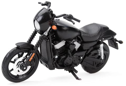 Modelo de motocicleta a escala Juguete Regalo 1:18 Para Harley Para Davidson Street 750 2015, Vehículos Fundición A Presión, Coleccionables, Pasatiempos, Juguetes Modelos Motocicletas(Grey)