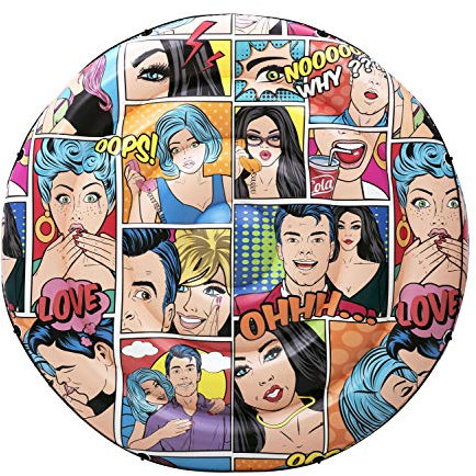 Bestway- 1.15m Rainbow Schwimmreifen Aucune Ile Pop Art – Multicolore – 43264 x 188 cm – Jeu de Plein Air dès 12 Ans, ca. 173 x 173 cm