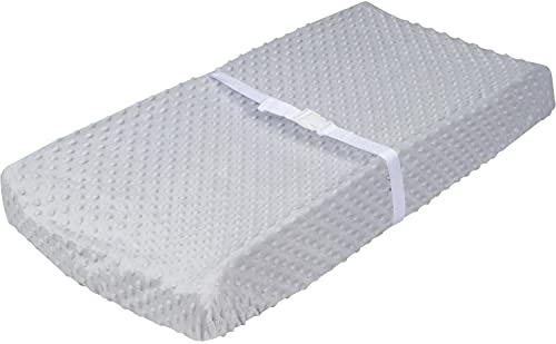 Gerber Baby Boys Girls Neutral Newborn Infant Baby Toddler Nursery Changing Pad Cover, Dotted Light Gray, 16 x 32