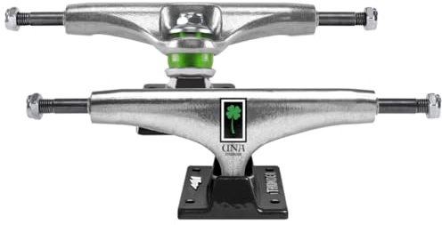 Thunder Trucks Thunder - Coppia di carrelli per skateboard UNA Farrar Clover Pro, colore argento/nero, 148 (21 cm)