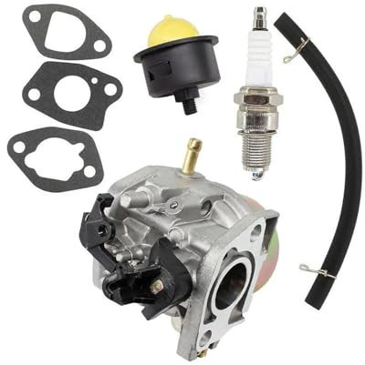 LTQSIV Motor Vergaser Vergaser-Kit Zündkerze Pumpe Primer Dichtung Schlauch Für Einhell GC-PM 46/1 S GC-PM 51/2 S HW HBM 46 R Rasenmäher Vergaser Kit