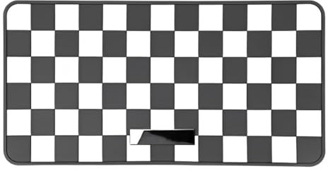 GNHG Tappetino Antiscivolo Auto Cruscotto 28.5 * 15 cm – 1 Pezzo Tappetino Gel PU Appiccicoso Lavabile Riutilizzabile, per Smartphone GPS Chiavi Oggetti Auto Cruscotto e Casa