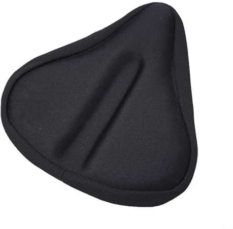 Housse de selle de vélo d'appartement avec coussin en gel, idéale pour les selles de vélo et vélos larges pour femmes