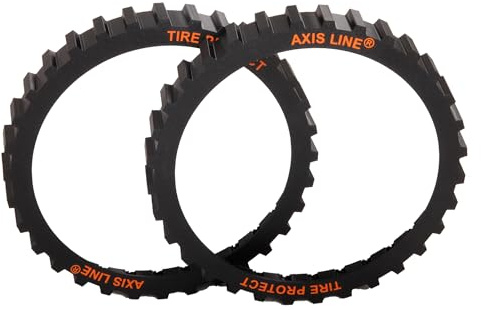 Axis Line Radschutz kompatibel Segway Navimow i105e & i108e – TPU Schutzkappen für Originalräder – 2er Set für Mähroboter, einfache Montage ohne Schrauben, optisch hochwertiges Design (Rad schwarz)