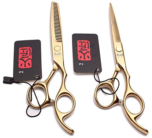 Professional Haircutting Scissors Hair Scissor Set 6.0 Inch Barber Tool Cutting Thinning Shears