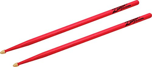 Zildjian 5A - Baquetas de neón, color rosa