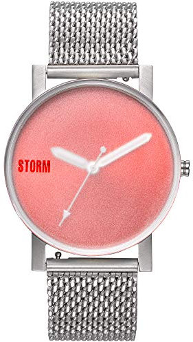 STORM London New Blast V2 Mesh Red, Armbanduhr, Analoguhr, Unisex, Edelstahlgehäuse, Mineralglas, 3 bar Wasserdicht, 47457/R