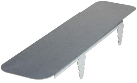 bellissa - Mähkante für Mähroboter aus Zinkstahl 43,7x12cm - 20 Stück - Gesamtnutzlänge ca. 8,0m - Befahrbare Rasenkante einfach zu verlegen – Plastikfreie Beetbegrenzung für Garten, Rasen & Beet