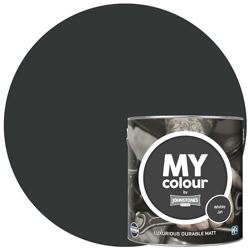 MY colour by Johnstone's - Luxurious Durable Matt - Whitby Jet - Colour Intense Technology - 2.5L
