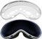 Miimall Schutzhülle Kompatibel mit Apples Vision Pro 2024 Hülle, Transparent TPU Brille Cover Staubschutz Waschbar VR Zubehör Case für Apples Vision Pro VR Brille Hülle 2024 -Klar