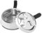 HIBRON Gestor Térmico para Cachimba con 2 Asas - Calentador de Carbón Antiadherente, Soporte de carbón para Cachimba Con Dos Asas, Gestor del calor para Shisha,Accesorio para Cachimba, Calentador