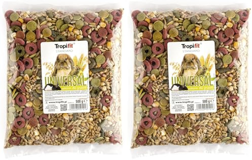 TROPIFIT Universal 500g -Nourriture pour rongeurs (Lot de 2)
