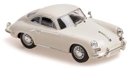 Minichamps 940062421 - Porsch. 356 C Coupe White 1965 - Scala 1/43 - Auto in Miniatura da Collezione