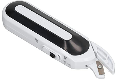 Asixxsix Ciseaux électriques sans Fil, Palette Métallique/aile, Couverture de Ciseaux pour la Couture, Enseignants ABSmetal 1.6X1.2X6,6 Pouces