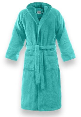 Bassetti Accappatoio con Cappuccio in Cotone Nuovi Colori Uomo Donna Disponibile in Varie Taglie e Colori (VK Tiffany, M)
