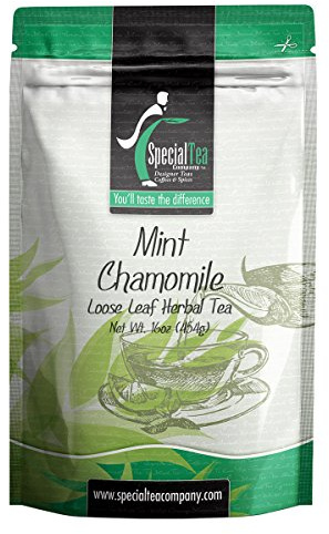 Special Tea Mint Chamomile Loose Leaf Herbal Tea, 16 Ounce