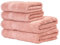 TRAMAS+ Juego de Toallas Premium 700gr de 4 Piezas, 100% Algodón, 2 Toallas de Mano 50x100 cm y 2 Toallas de baño de 70x140cm, Extra Suaves, Secado Rápido, Alta Absorción - Maquillaje