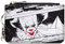 Stephen King's IT Pennywise Clown SS George Portemonnaie mit Reißverschluss Münzfach Tasche Geldbörse/Geldbeutel, Schwarz