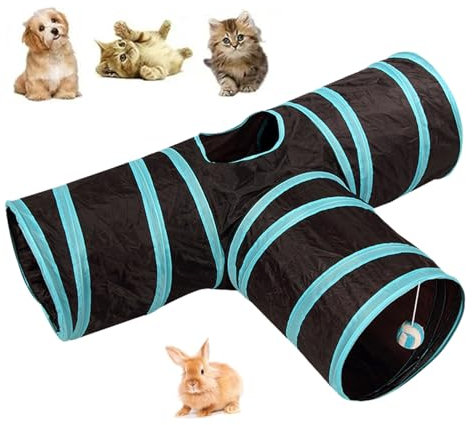 XINTANGXIA Faltbar Katzentunnel Katzenspielzeug mit katzentunnel Kleintiere Tunnel für Kätzchen Welpeln Kaninchen Indoor Und Outdoor