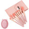 8 pennelli per trucco, 1 custodia, 1 ciotola, set di pennelli per trucco, set pratico, pennello per fard e fondotinta, set di strumenti di bellezza