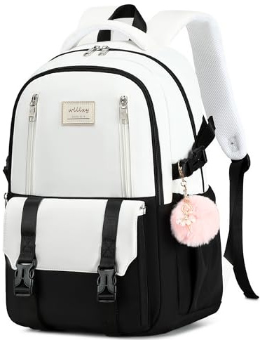 Caoroky knight Travel Laptop Backpack for Women Girls Elementary High School Bag College Backpacks Waterproof Daypack Large Bookbags Purse for Teens Students Computer Bags 15.6 Inch-Blacknew
