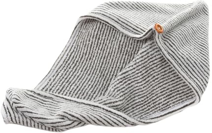 MUSISALY Haartrockenhaube Bambusfaser Schnelltrocknendes Handtuch Für Frauen Und Mädchen Saugfähige Trockenhaarkappe Mit Knopf Für Alltag Und Reisen