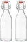 Chabrias Ltd Glass Bottles with Swing Top - Airtight Preserve Bottles for Home Brewing Oil Vinegar Beer Wine Cider Soda - 1000ML/35oz (1)