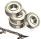 Rodamientos de Bolas 608zz, 4pcs 608 ZZ Rodamientos de bolas 608zz de metal doble protección miniatura, para patines, patinetas y scooters,8 mm x 22 mm x 7 mm