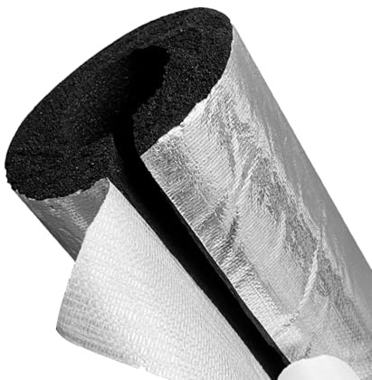 Tubo di Isolamento Antigelo per Esterni, 10/15/20/30Mm Spessore Isolante per Tubature Autosigillante, Guaina Isolante in Gomma per Estern Bagno, Tubi dell'Acqua Calda e Fredda((ID)16MM x (TK)10MM x (L