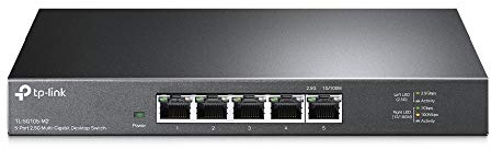 TP-Link TL-SG105-M2 - 5 Port Multi-Gigabit Unmanaged Network Switch, Ethernet Splitter, 2.5G Bandwidth, Plug & Play, Desktop/Wall-Mount, Fanless Metal Design, Free Expert Help