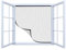 Door easy Fliegengitter Fenster - 150x130cm - Insektenschutz Fensternetz - Moskitoschutz für Fenster-Rahmen - Mückenschutz Insektengitter ohne Bohren