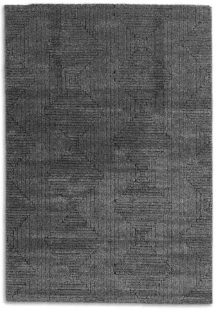 Schöner Wohnen Kollektion Kuscheliger Pflegeleichter Wohnzimmer Teppich Pure — Antistatischer Flur — Moderne Flachgewebe — Kurzflor (80x150 cm, Anthrazit)