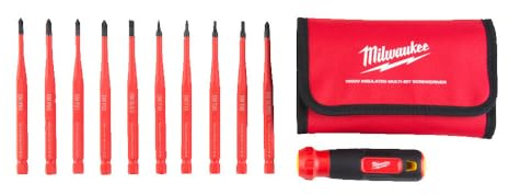 Milwaukee Insulated 4 in 1 Torx Multi-Bit Screwdriver Set 4932493658