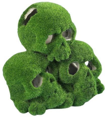 SWETRACE Realistisk Mossbeklädd Resin- för Terrarium Reptil Ormgömma med Halkfri för Ormar Ödlor och Amfibier Gömställe och Klätterplats