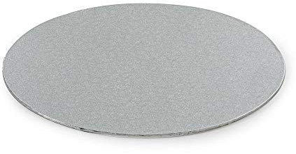 Decora COD. 0931306 Support GÂTEAU Fin Argent Ø 30 CM H 3 MM 12'