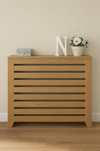 Cubre radiadores Barniz Roble. Diferentes Medidas. También fabricamos a Medida. Consultar: info@greca.info Tfno 948312264 (94 * 19 * 87 cms)