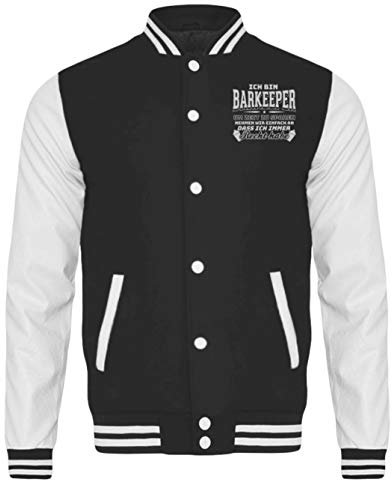 Chorchester Barkeeper Veste de survêtement pour les fans d'alcool et de fête - Noir - Taille L
