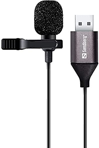 Sandberg Streamer USB Clip Microphone