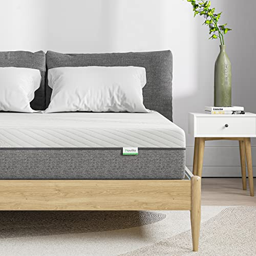 Novilla Materasso 150x190, Materasso Matrimoniale in Memory Foam Altezza 20CM, Memory Foam Materasso, Mediamente Solido Eccellente Supporto, Oeko-Tex Certified