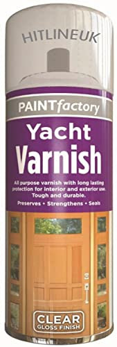 HitlineUK Varnish for Wood Yacht Varnish Wood Varnish Clear Outdoor (250 ML, CLEAR YACHT)