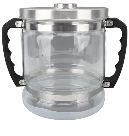 Barattolo in Vetro da 6 Litri per Distillatore D'acqua, Bottiglia di Raccolta in Vetro Compatibile con la Maggior Parte dei Distillatori da Banco, Ideale per la Casa, i Denti e i