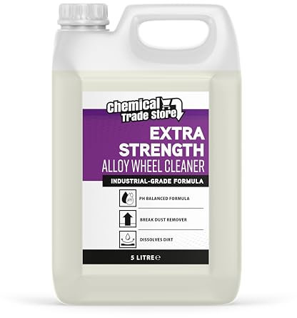 Chemical Trade Store - Alloy Wheel Cleaner - Professional Acid Free Wheel & Tyre Cleaner to Remove Dirt, Grime, Brake Dust - 5 Litre