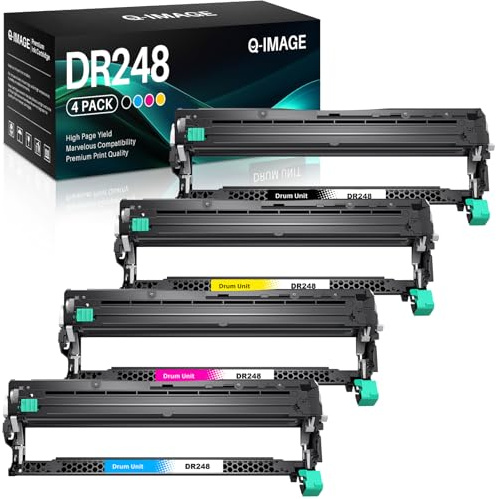 DR248CL DR248 Trommeleinheit Ersetzt für Brother DR248-CL Kompatibel mit Brother MFC-L3740CDW MFC-L3760CDW MFC-L3740CDWE DCP-L3560CDW HL-L3240CDW MFC-L8390CDW HL-L3220CWE HL-L3220CW HL-L3215CW