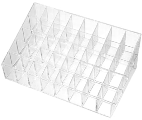 Soporte transparente para almacenamiento de pintalabios para maquillaje, encuentra y almacena fácilmente tus lápices labiales favoritos