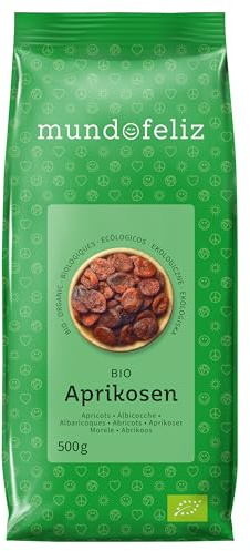 Mundo Feliz - Organic Dried Pitted Apricots 2 x 500 g