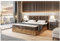 MEBLINI Boxspringbett mit Bettkasten - Gepolstert Doppelbett mit Matratze und Topper - Polsterbett mit Stauraum - Bett mit Kopfteil - Stauraumbett - Lofty 1-180x200 - H3/Braun Samt