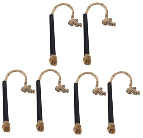 POPETPOP 12pcs Camping Ropes Wick Firelighters for Hiking Equipment Natural Spark Starter Bbq Tool