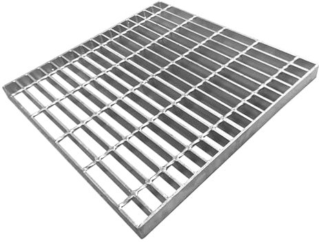 Natotela 20in Galvanized Steel Drain Grate-B125 Heavy Duty Metal Catch Basin Grate for 20 Square Catch Basin,Outdoor Drainage Grates for Garage,Sewer,Dowmspout,Driveway,Factory(19.6x19.1 in)