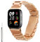 kwmobile Edelstahl Uhrenarmband kompatibel mit Xiaomi Redmi Watch 4 / Band 8 Pro/Band 9 Pro Ersatz Armband - Ersatzarmband für Smartwatch - 14-22 cm Innenmaße - Rosegold